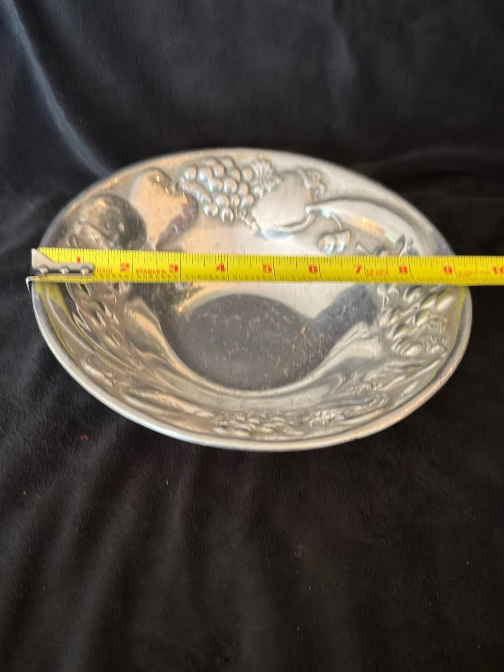 Vintage Wilton Armetale Fruit/Orchard Harvest Serving Bowl - Home Dining